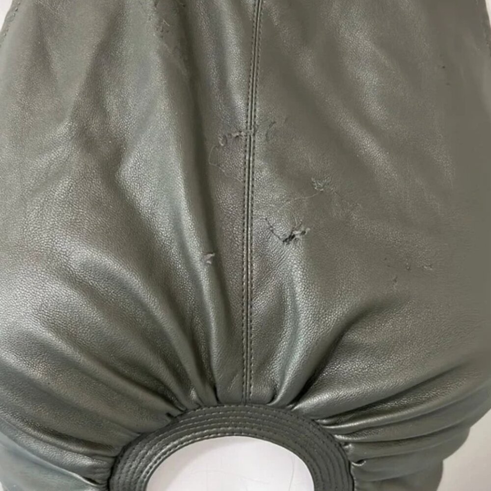 3.1 Phillip Lim Leather Alternative Halter Top Sz 2 Flaw - Picture 5 of 14